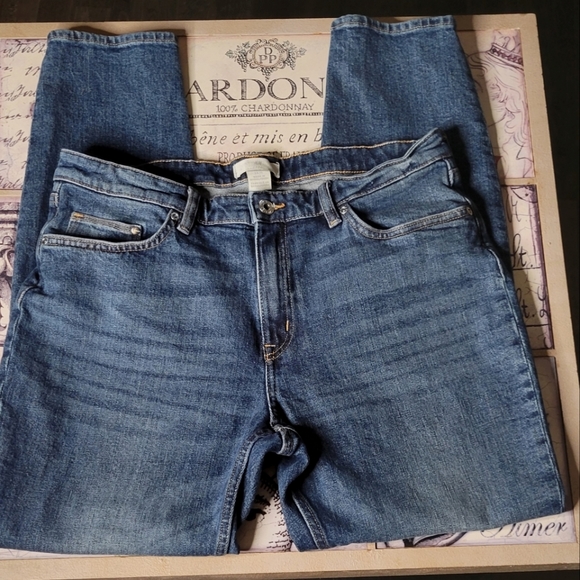 H&M Denim - H&M High Waisted Med Wash Skinny Jeans